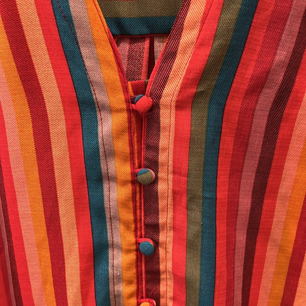 Torrid Vertical Striped Harper Sleeveless Spring Summer Top Tank Size 2X - Picture 6 of 7